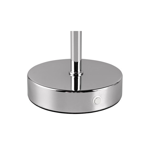 LED настолна лампа с възможност за димиране в лъскаво сребро (височина 30 cm) Jeff - Reality-image-3