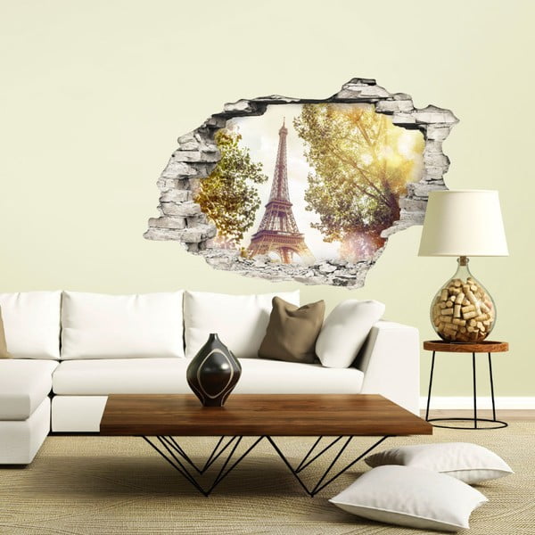 Стикер за стена Париж, 60 x 90 cm - Ambiance