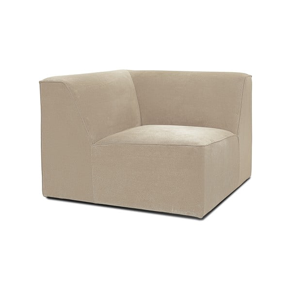 Бежов велурен диван модул Sting - Scandic-image-2