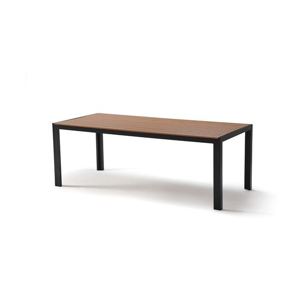 Градинска маса за хранене с плот за маса с покритие Artwood 90x205 cm Viking – Bonami Essentials