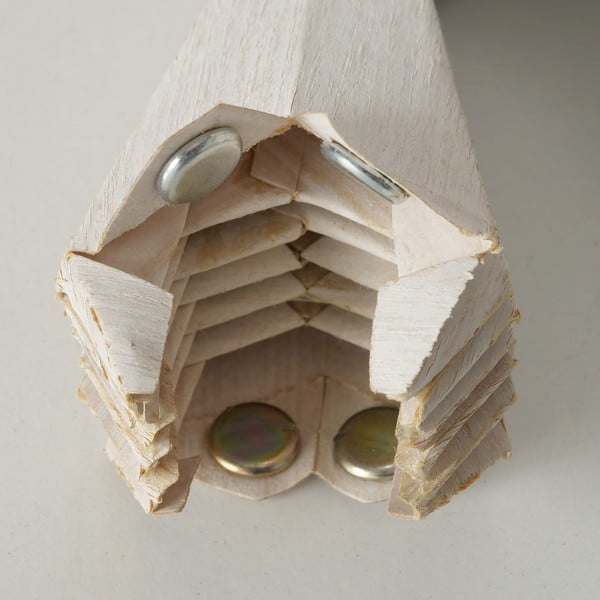 Бяла коледна хартиена украса за окачване във формата на звезда , ø 20 см Kassia - Boltze-image-1