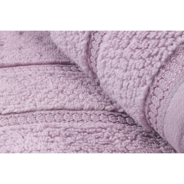 Комплект от 2 лилави памучни кърпи , 50 x 90 cm Arella - Foutastic-image-1