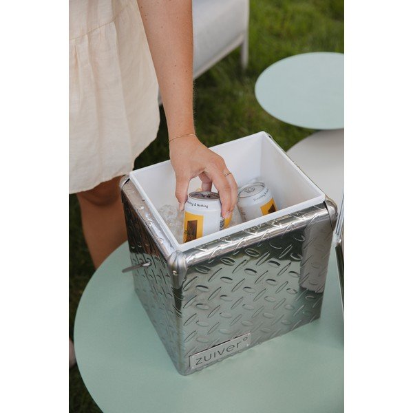 Хладилна чанта в сребрист цвят 15 l Cooler Be Heavy – Zuiver-image-1