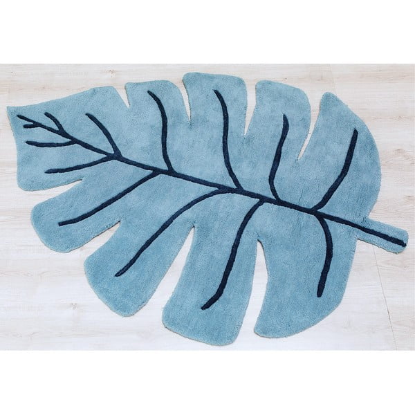Син детски килим 105x150 cm Monstera Leaf - Lilipinso-image-2