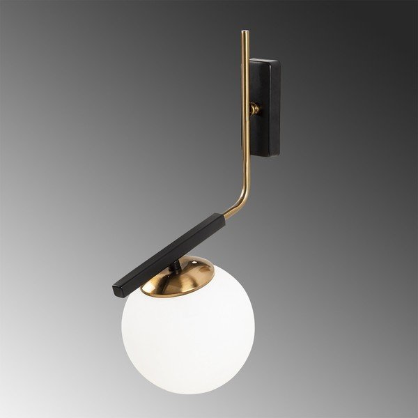 Черна метална стенна лампа Opviq lights Olympia - Opviq lights-image-1