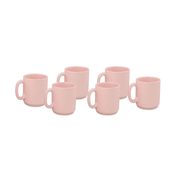 Комплект от 6 чаши Classic pink, 330 ml - Kütahya Porselen-image-4