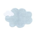 Светлосин ръчно изработен памучен детски килим подходящ за пране 70x100 cm Mini Dream – Lorena Canals