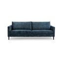 Тъмносин кадифен диван 220 cm Adagio - Scandic