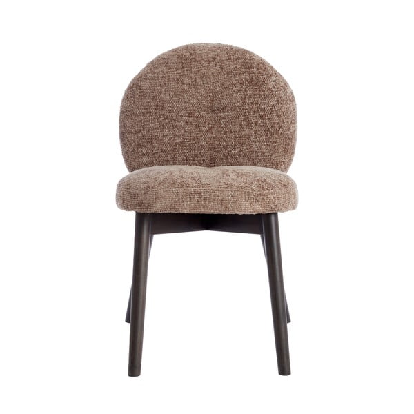 Кафяви тапицирани трапезни столове в комплект 2 бр. Sinosa – Light & Living-image-1