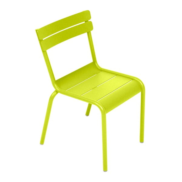Limetkově zelená dětská židle Fermob Luxembourg