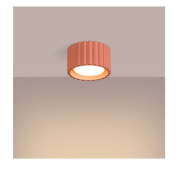 Прасковен  метален прожектор ø 10 cm Zora – Sollux-image-4