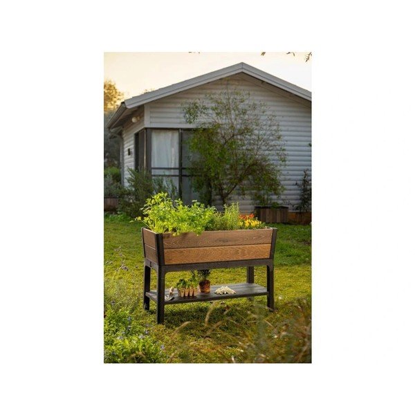 Повдигната леха Deco Walnut – Keter-image-1