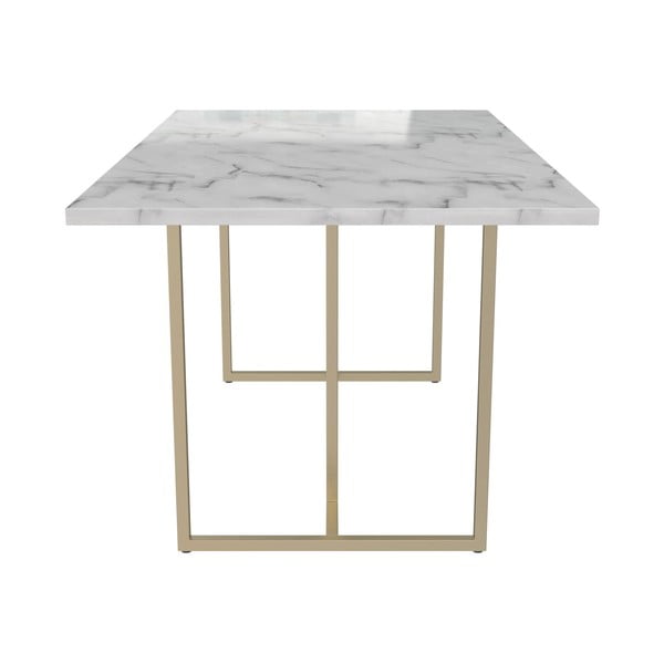 Трапезна маса от декор от мрамор 90x160 cm Astor – CosmoLiving by Cosmopolitan-image-1