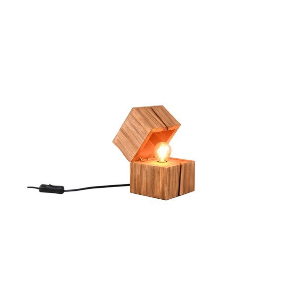 Кафява настолна лампа (височина 16 cm) Treasure - Trio-image-4