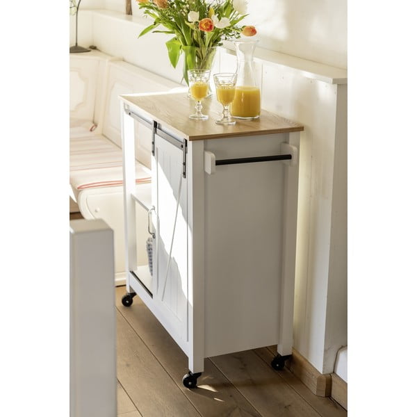 Маса за сервиране на колела 40x80 cm Country House - Wenko-image-2