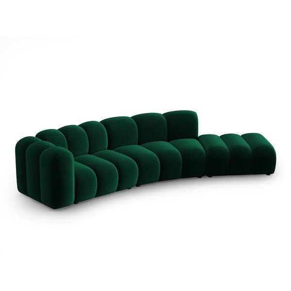Тъмнозелен ъглов диван (ляв ъгъл) Lupine – Micadoni Home-image-1