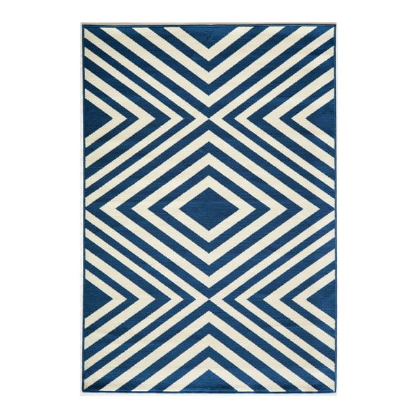 Modrý koberec Nourison Baja Tumbes, 229 x 160 cm