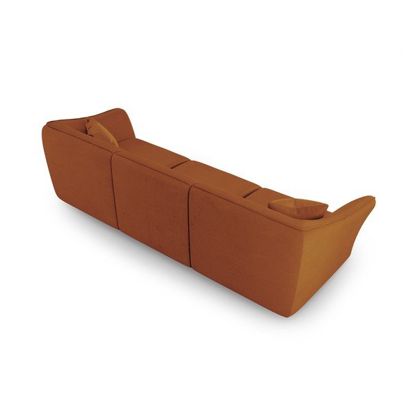 Диван от букле в тухлен цвят 292 cm Tokyo – Cosmopolitan Design-image-2