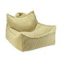 Зелен детски пуф от букле Chair – Wigiwama