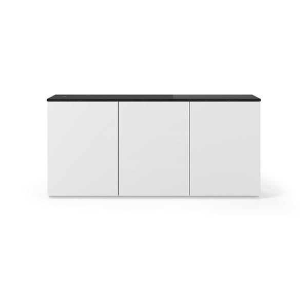 Нисък скрин в бяло/черно 180x84 cm Join - TemaHome