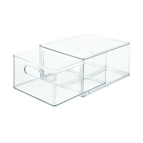 Прозрачна кутия за съхранение iDesign The Home Edit, 34 x 25,3 cm - iDesign/The Home Edit-image-1
