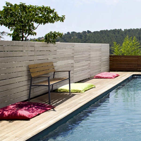 Градинска пейка метална в естествен цвят Isak – Bizzotto-image-1