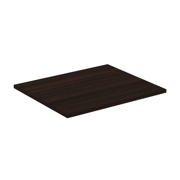 Тъмнокафяв плот за мивка от декор от дъб  60x51 cm i.Life B – Ideal Standard-image-1
