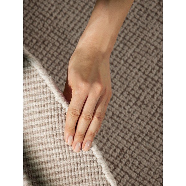 Кремав ръчно изработен вълнен кръгъл килим ø 160 cm Greenwich – Ted Baker-image-3