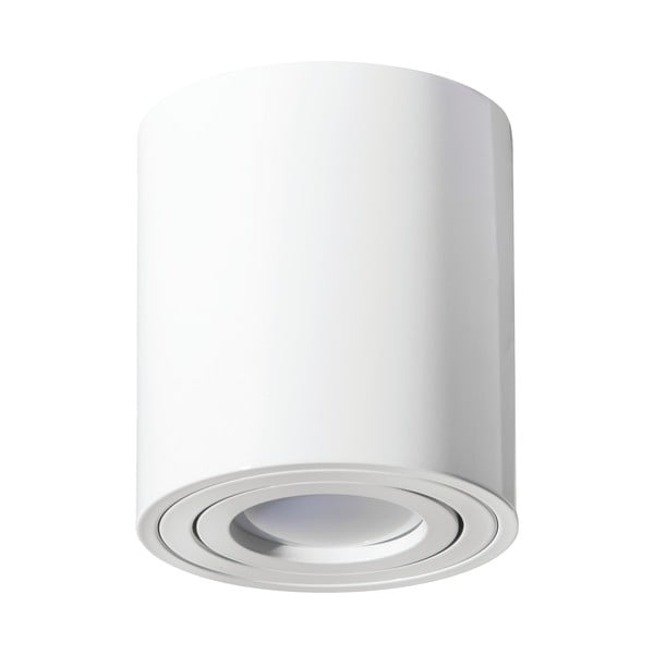Бяла лампа за таван Минимализъм, височина 11,5 cm - Kobi