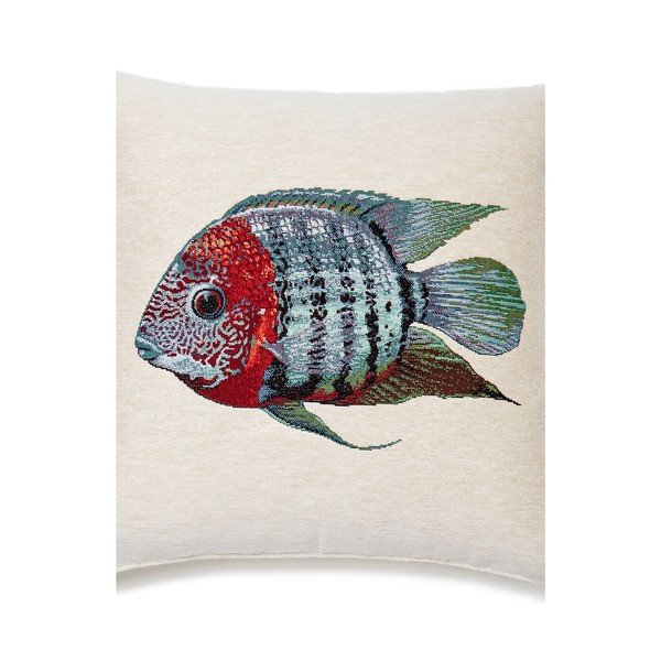 Krémový polštářCasa Di Bassi Flameback, 45 x 45 cm-image-2