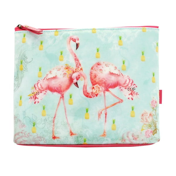 Чанта с цип за фламинго - Tropical
