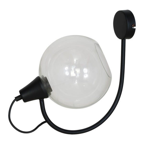 Черна стенна лампа Arbuz Black Uno - Glimte