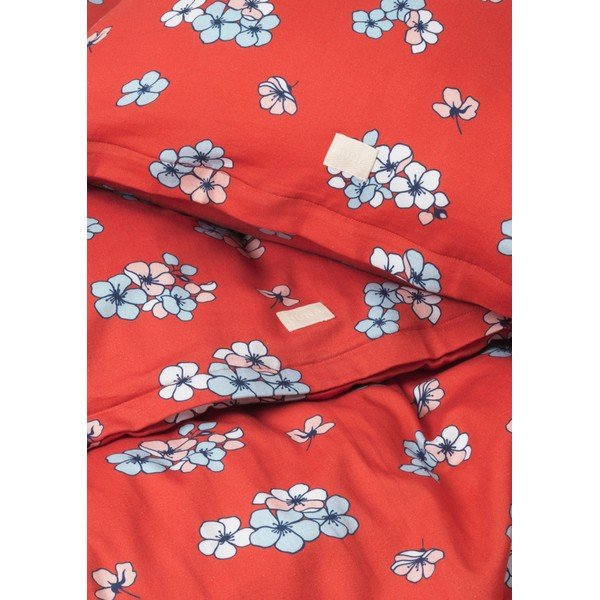 Удължено двойно спално бельо от памучен сатен в тухлен цвят 200x220 cm Grand Pleasantly - JUNA-image-3