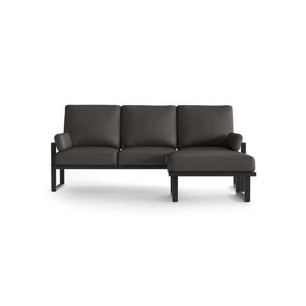 Сив ъглов диван с подвижна подложка за крака - Marie Claire Home