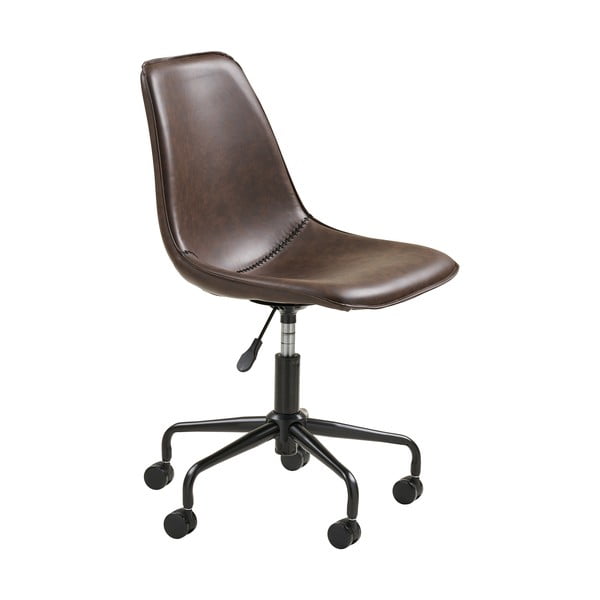 Тъмнокафяв офис стол Monaco – House Nordic-image-3