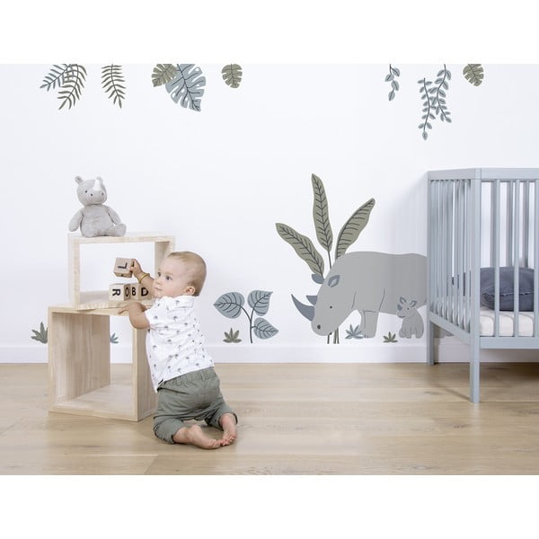 Лист със стикери 90x64 cm Rhinoceros - Lilipinso-image-1