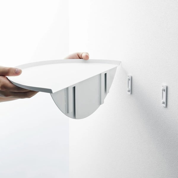 Бял метален стенен рафт 40 cm Tower – YAMAZAKI-image-4