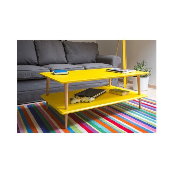 Бяла масичка за кафе с понижена основа KORO Koro - Ragaba-image-2