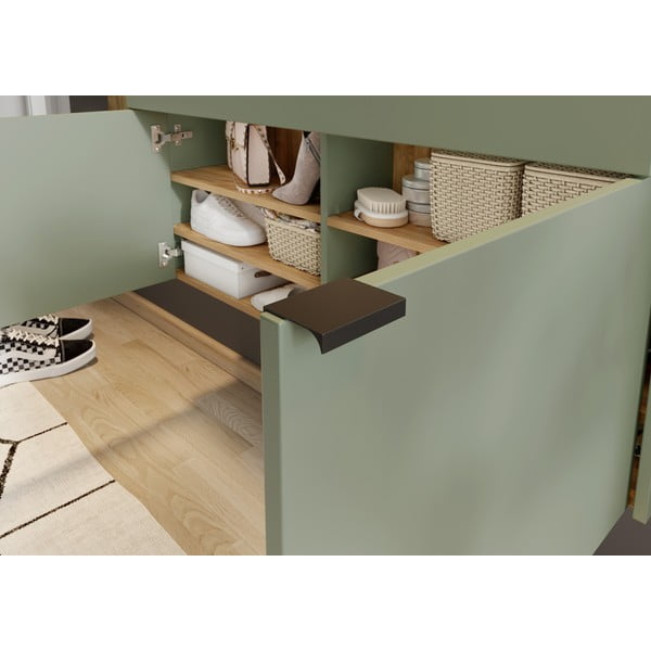 Светлозелено шкафче 110x57x22 cm Ameca – Germania-image-4