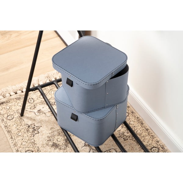 Картонени кутии за съхранение в комплект от 2 броя с капак Ludvig - Bigso Box of Sweden-image-2