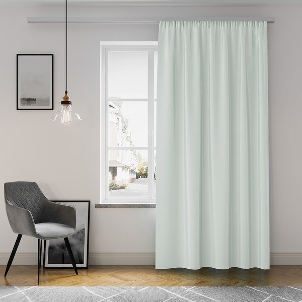 Светлосива завеса на плисе, 140 x 250 cm Oxford - AmeliaHome-image-1