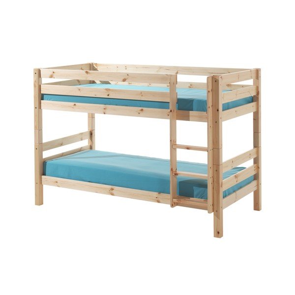Естествено детско двуетажно легло, височина 140 cm Pino - Vipack