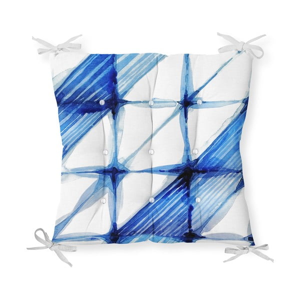 Възглавница за сядане от памучна смес Санторини, 40 x 40 cm - Minimalist Cushion Covers