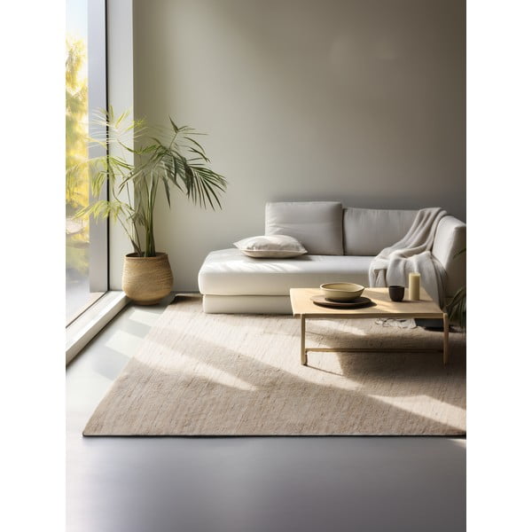 Бежов килим 60x90 cm Handloom - Hanse Home-image-1