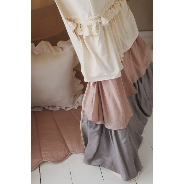 Бебешка калъфка за възглавница Powder Pink Frill - Moi Mili-image-3