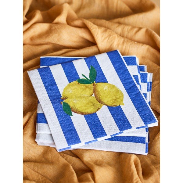 Хартиени салфетки в комплект 20 бр. 33x33 cm Limone – Bloomingville-image-1