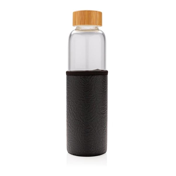 Стъклена бутилка с черна дръжка , 0,55 л - XD Collection