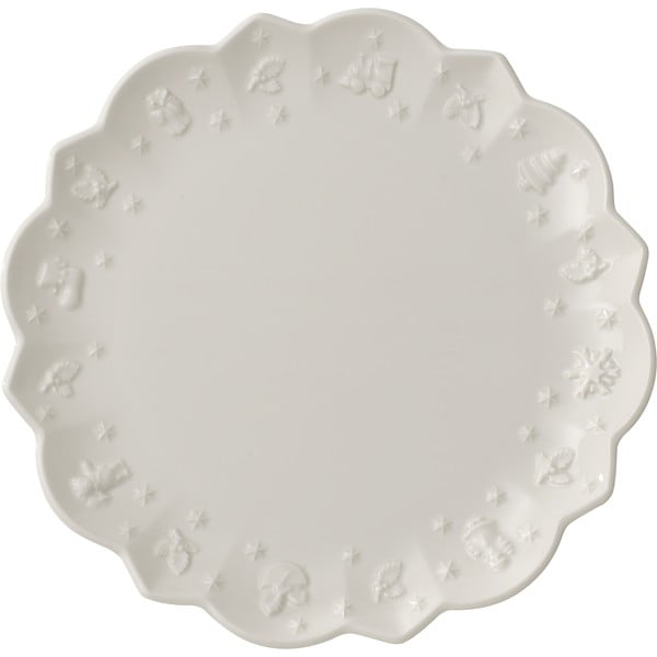 Бяла порцеланова чиния с коледен мотив Villeroy & Boch, ø 23,3 cm - Villeroy&Boch