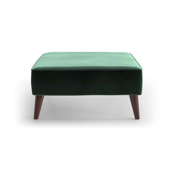 Столче за крака от зелено кадифе Auteuil - My Pop Design-image-2