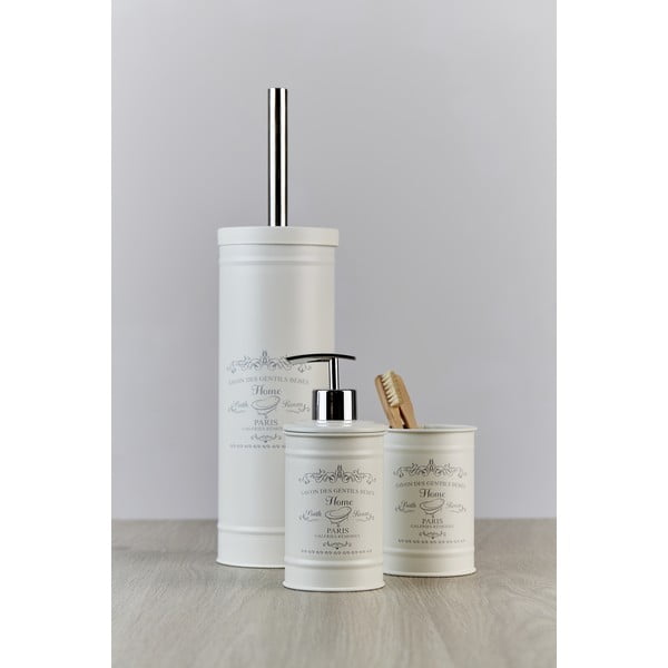 Кремава стоманена четка за тоалетна Home – Wenko-image-1